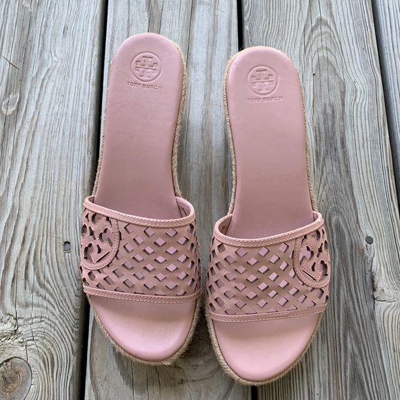 Tory Burch Shoes - Tory Burch wedges - new without box - pinky nude color - size 10